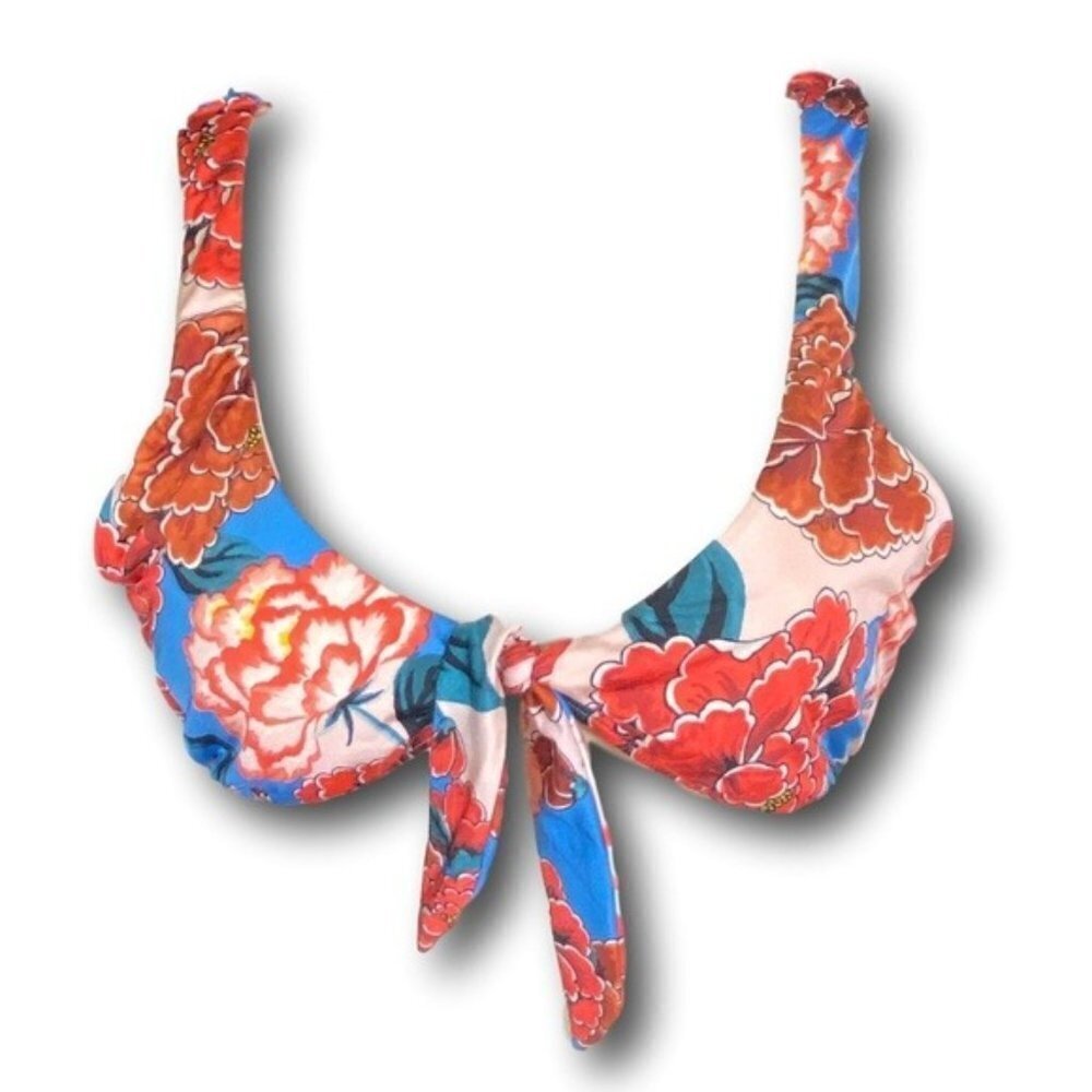 The Bikini Lab Floral Swim Top Size: M - NEW